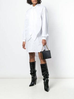 Givenchy Pleated Detail Shirt Dress