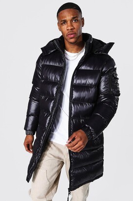 black high shine jacket