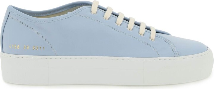 Shop Common Projects Plain Leather Sneakers (2231 0506) by ACCESS | BUYMA