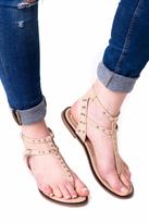 Thumbnail for your product : Fuzzi Casual Rivet Sandals