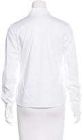 Thumbnail for your product : Robert Rodriguez Ruffle-Trimmed Button-Up Top
