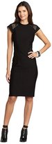 Thumbnail for your product : ABS by Allen Schwartz black cap sleeve 'Illusion' dress