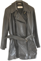 Thumbnail for your product : Max Mara Black Leather Trench coat