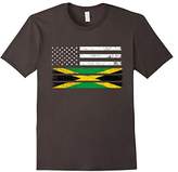 Thumbnail for your product : Jamaican American Flag - USA Jamaica Shirt