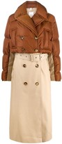 Thumbnail for your product : Burberry Hybrid Puffer Trench Coat