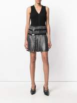 Thumbnail for your product : Versus logo plaque belted dress