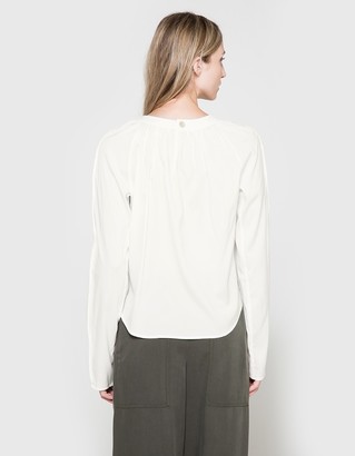 Lemaire Raglan Blouse in White