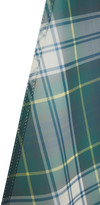 Thumbnail for your product : Burberry Paneled Checked Pvc Skirt