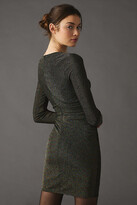 Thumbnail for your product : ASTR the Label Ruched Cutout Mini Dress Green