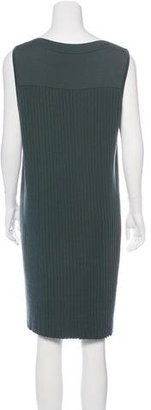 Hermes Pleated Cashmere Dress