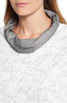 Thumbnail for your product : Chaus Floral Terry Cowl Neck Top