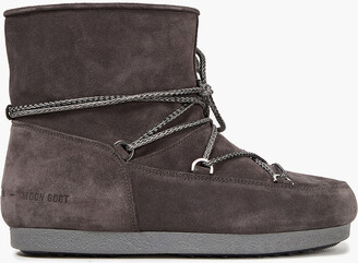 Moon Boot Far Side Low Lace-up Suede Snow Boots