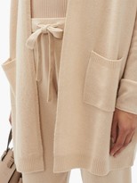 Thumbnail for your product : Allude High-neck Wool-blend Cardigan - Beige