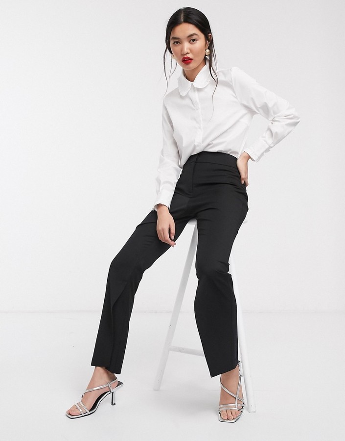 ASOS split hem suit pants ShopStyle