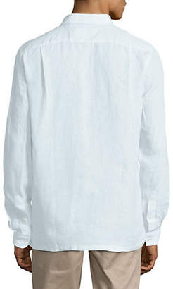 Lacoste Long-Sleeve Linen Sport Shirt