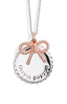 Thumbnail for your product : Olivia Burton Coin & Bow Pendant Necklace