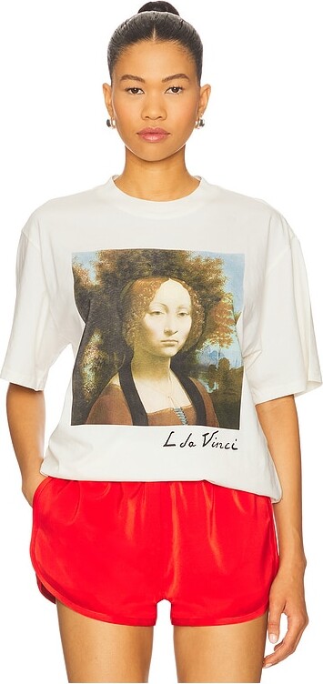 Philcos Leonardo Da Vinci Ginevra De' Benci Boxy Tee