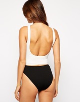 Thumbnail for your product : Motel Clinch Monochrome Swimsuit