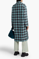 Thumbnail for your product : Paul Smith Checked linen and cotton-blend coat