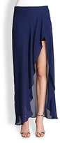 Thumbnail for your product : Haute Hippie Silk Maxi Skirt/Shorts