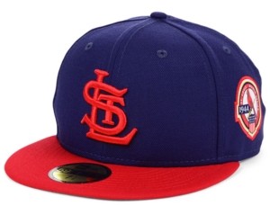 St. Louis Cardinals New Era Two-Tone Patch 9FORTY Snapback Hat - Red