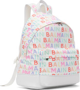 Thumbnail for your product : Balmain Kids Multicolor Logo Backpack