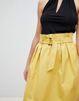 Morgan MidI Skirt With Belt Detail