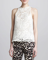 Thumbnail for your product : Nanette Lepore Inca Sleeveless Lace Top