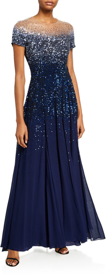 escada evening gowns