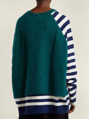 Haider Ackermann Muscari Striped Sweater - Womens - Green
