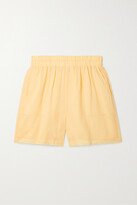 Thumbnail for your product : Skin Blaise Cotton-voile Shorts