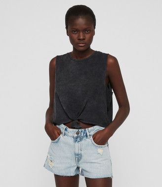 boyfriend cut jean shorts