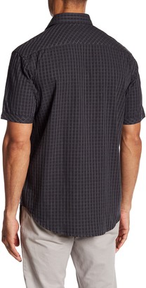 James Campbell Opera Short Sleeve Checkered Regular Fit Woven Shirt