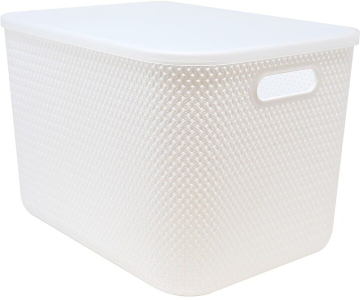 Gourmet Home Products Heritage White Large Compact Textured