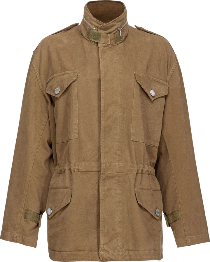 ジャケット PINKO Women Jackets 100254A1L3 C95 Brown PINKO Varsity Jackets for Women - Shop on FARFETCH