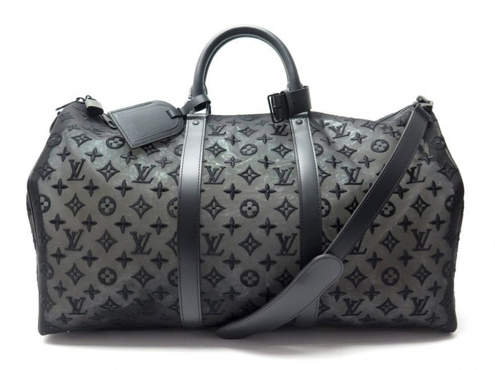 Louis Vuitton Keepall Black Cloth Bags - ShopStyle