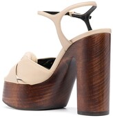 Thumbnail for your product : Saint Laurent Bianca 85 knotted sandals