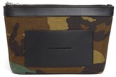 Thumbnail for your product : Alexander Wang Small Camo Canvas Pouch - Green