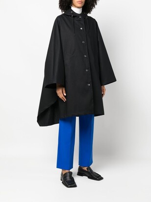MACKINTOSH Snap-Button Fastening Hooded Raincoat