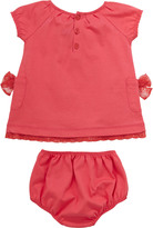 Thumbnail for your product : Lili Gaufrette Coral stretch jersey dress with bloomers
