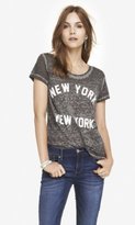Thumbnail for your product : Express Boxy Graphic Tee - New York New York