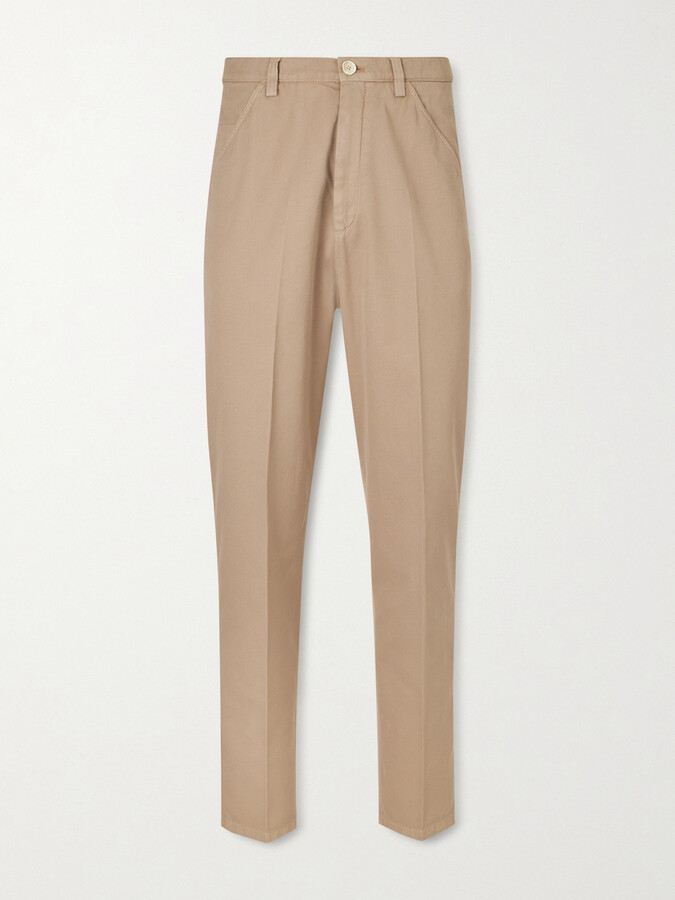 Brunello Cucinelli Straight-Leg Cotton Chinos
