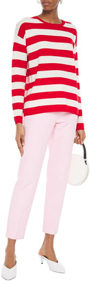 Chinti and Parker Striped Wool And Cashmere-blend Sweater