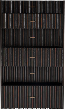 Noir Izzy 6 Drawer 35\