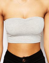 Thumbnail for your product : ASOS COLLECTION The Crop Bandeau Top