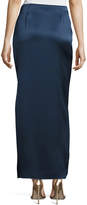 Thumbnail for your product : Halston Satin Maxi Skirt w/ Side Slit