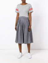 Thumbnail for your product : Vince striped pleated skirt