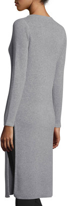 Eileen Fisher Long-Sleeve Ribbed Cashmere Drama Tunic