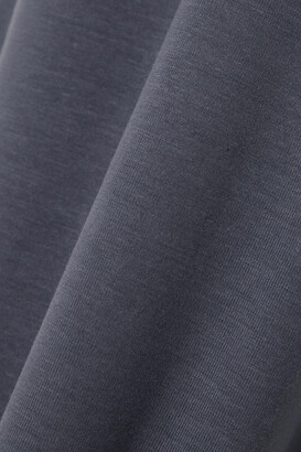 Ninety Percent + Net Sustain Stretch-tencel Jersey Midi Dress - Gray