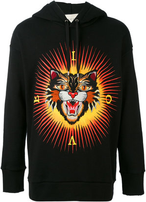Gucci Sweatshirt with angry cat appliqué